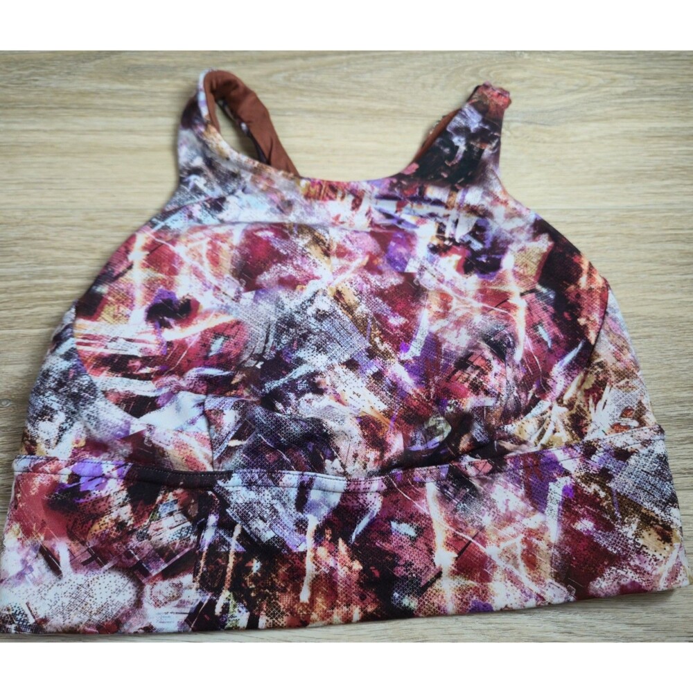 Lululemon Wunder Train Long Line Urbantricity Sports Bra Size 8